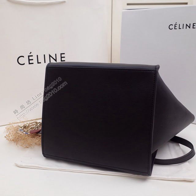 Celine女包 賽琳平紋小牛皮手袋 Céline big bag Celine手提肩背包 183313  slyd2127